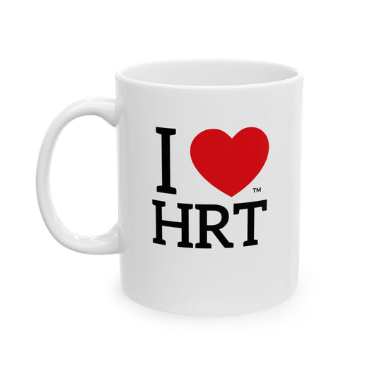 I Love HRT Mug, bio-identical bio identical gift HRT