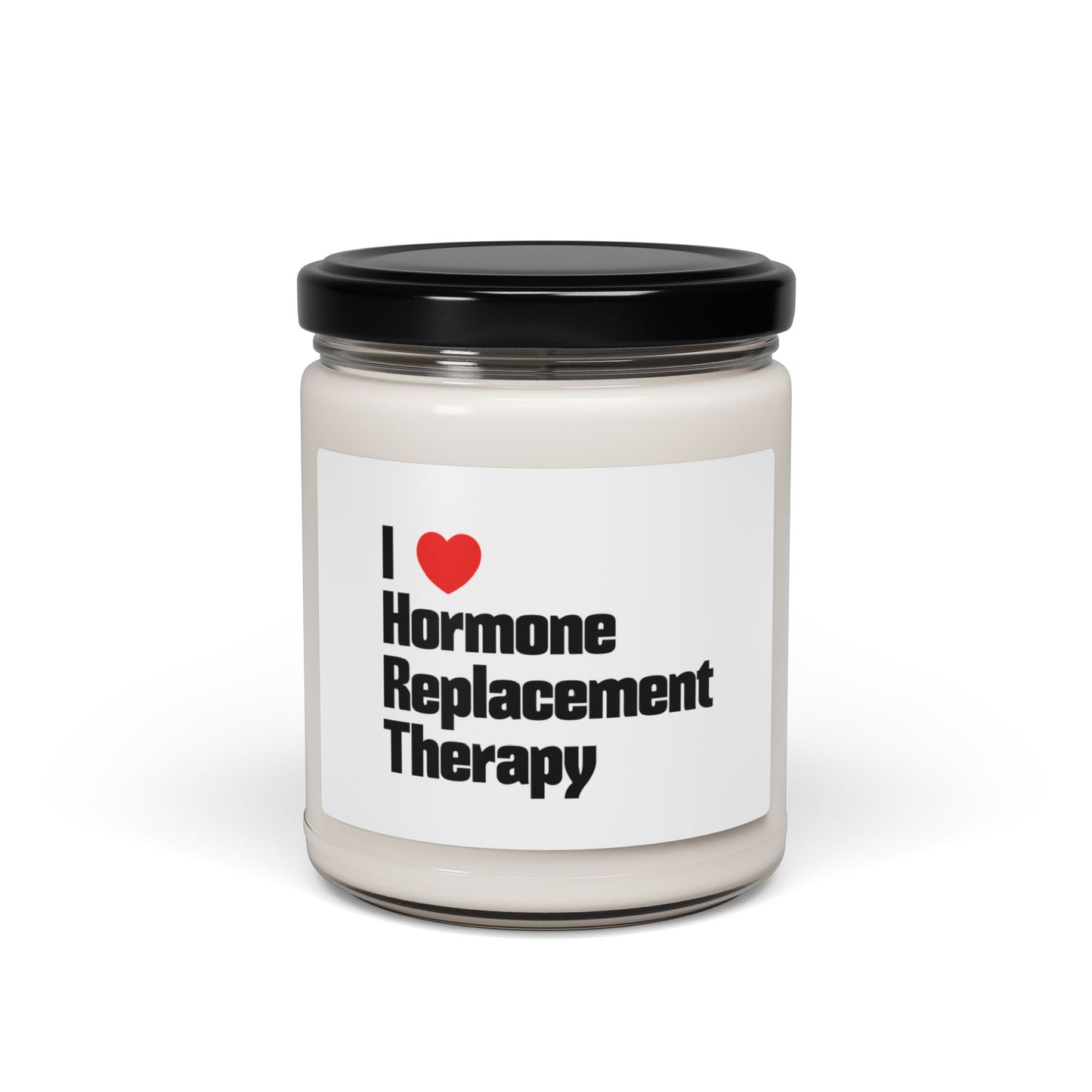 I heart hormone replacement therapy HRT bio-identical Scented & unscented Soy Candle, 9oz