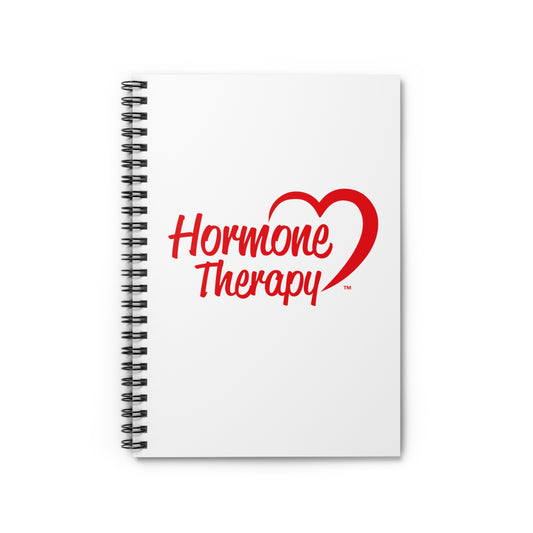 Hormone Therapy Heart HRT Notebook - Ruled Line