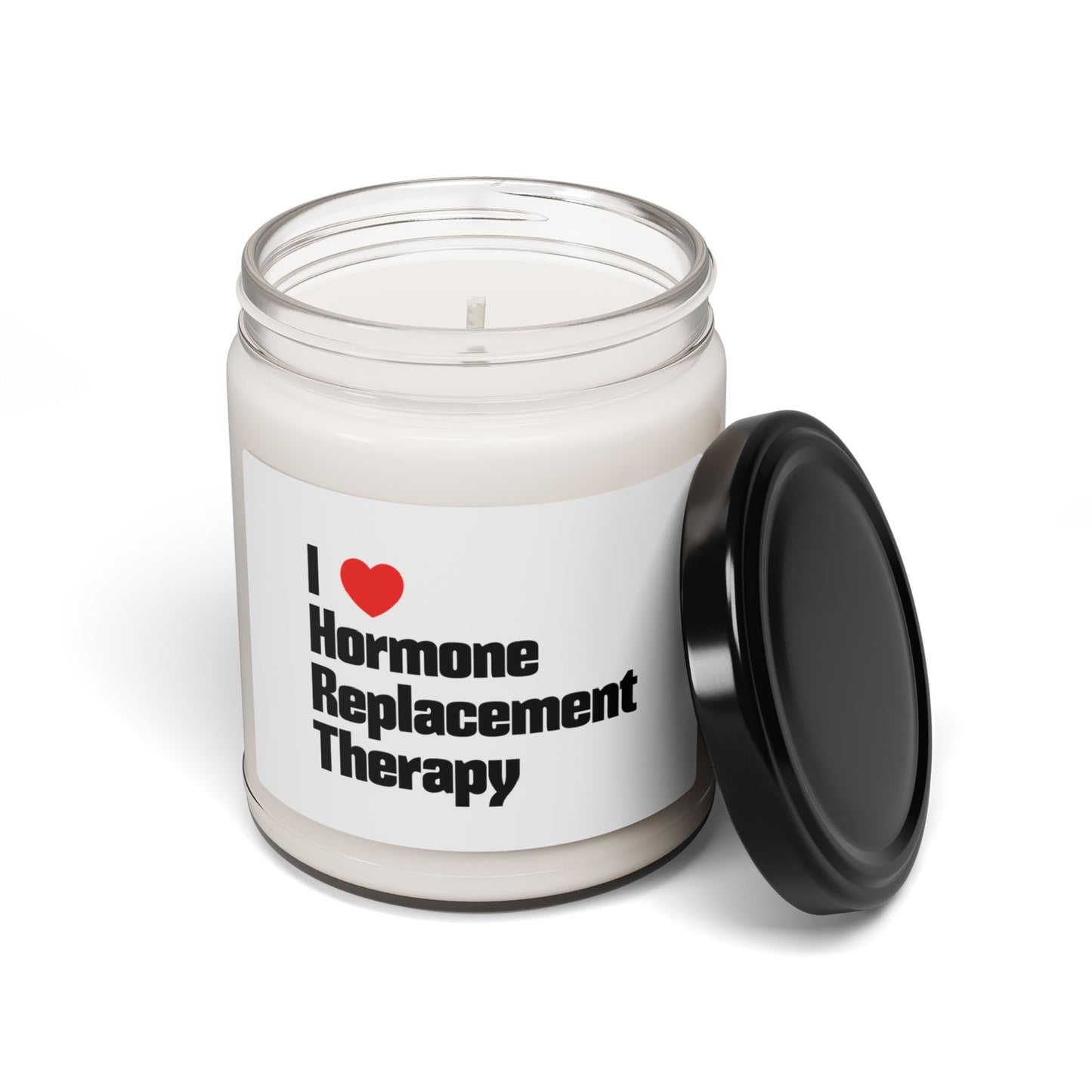 I heart hormone replacement therapy HRT bio-identical Scented & unscented Soy Candle, 9oz