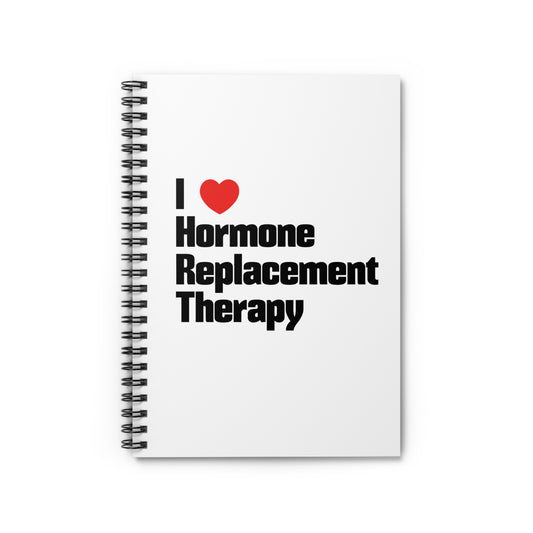 Hormone Replacement Therapy notebook HRT menopuase menopause gift bio-identical